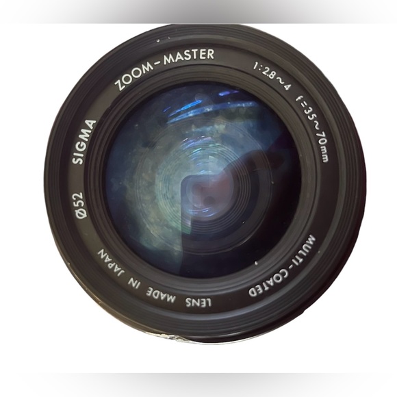 Ricoh KR10 Super Film Camera W/Sigma Zoom Master 1:2.8-4 35-70mm Lens, for PARTS - Picture 6 of 9